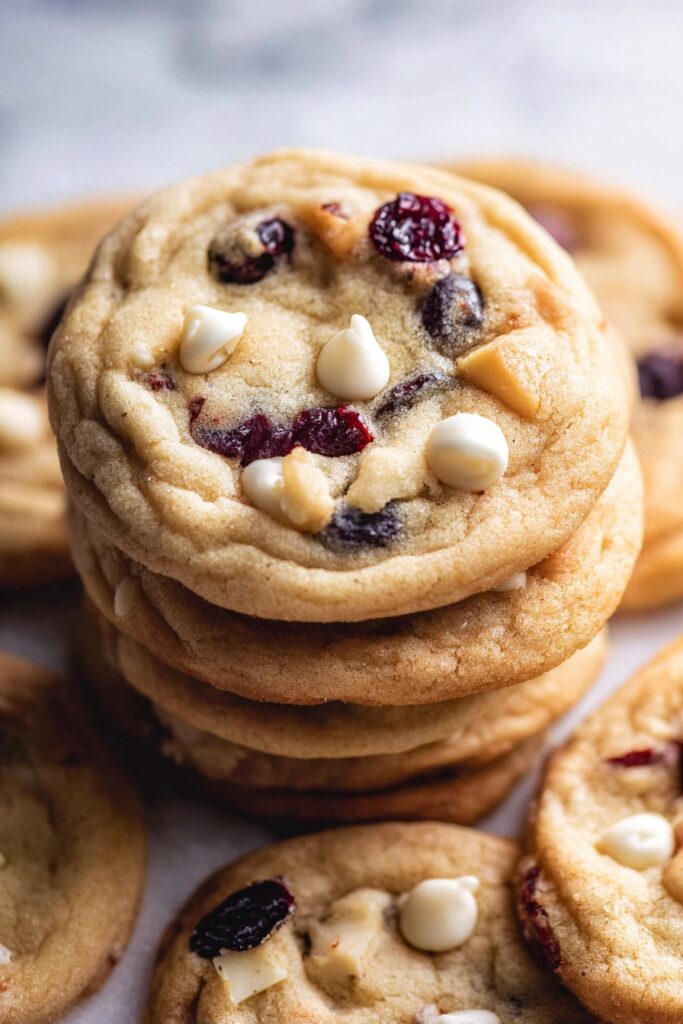 White Chocolate Cranberry Cookies Recipe
