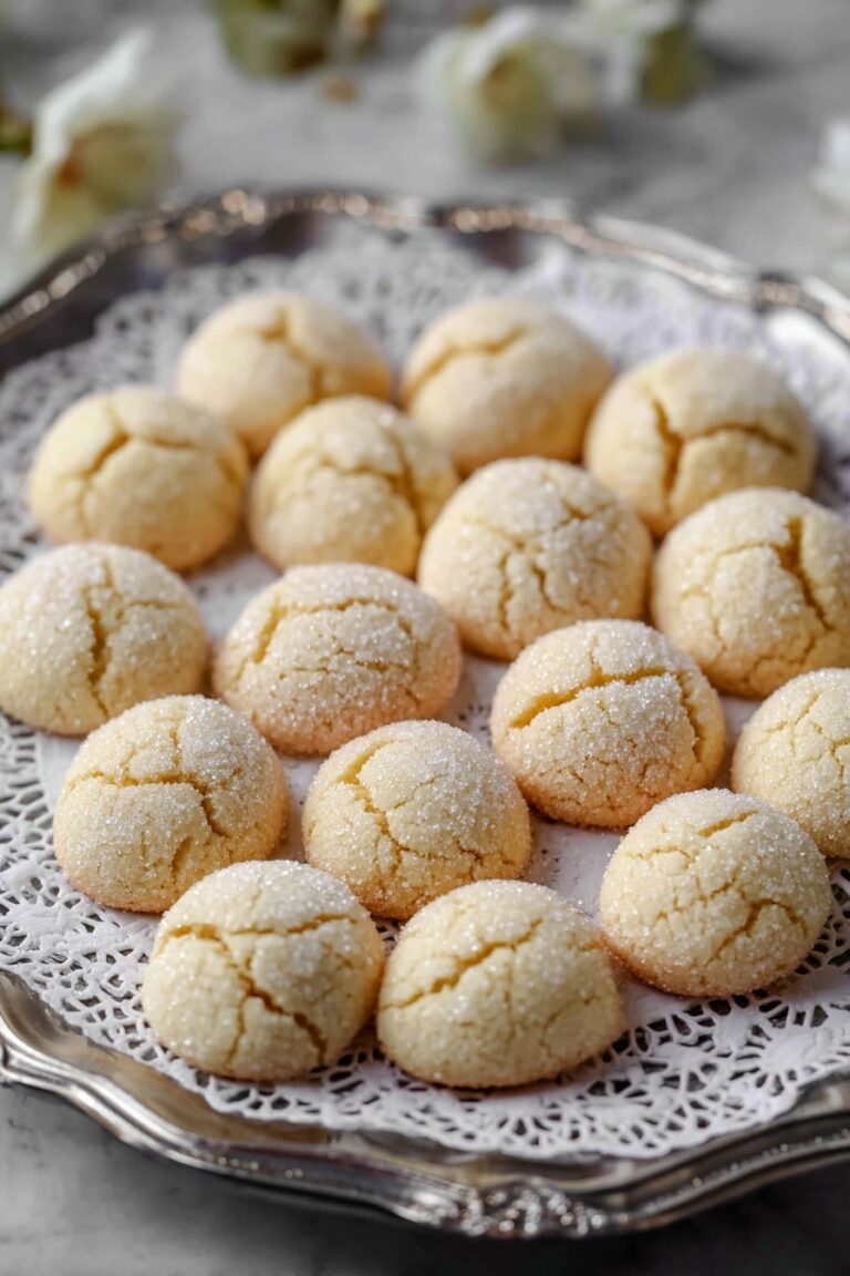 Soft Almond Lemon Amaretti Cookies Recipe