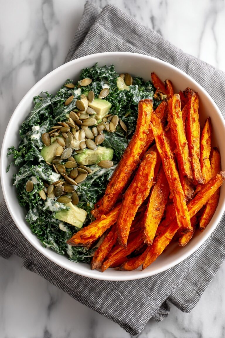 Avocado Kale Caesar Salad Recipe