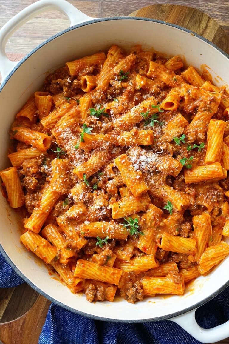 Spicy Sausage Rigatoni Recipe