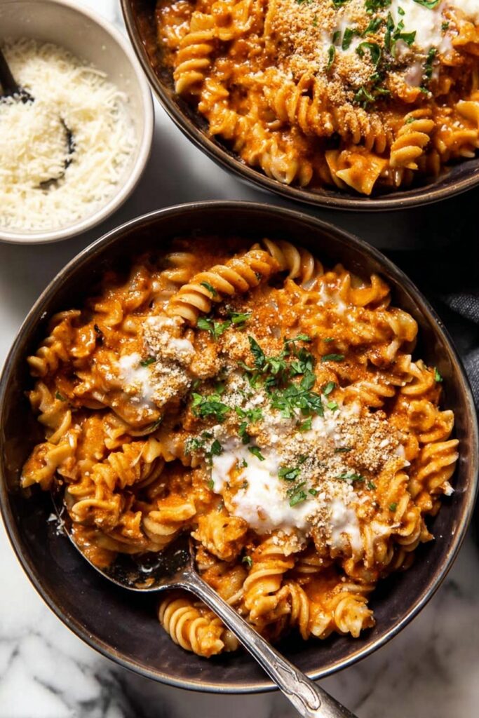 Creamy Tomato Beef Pasta Recipe
