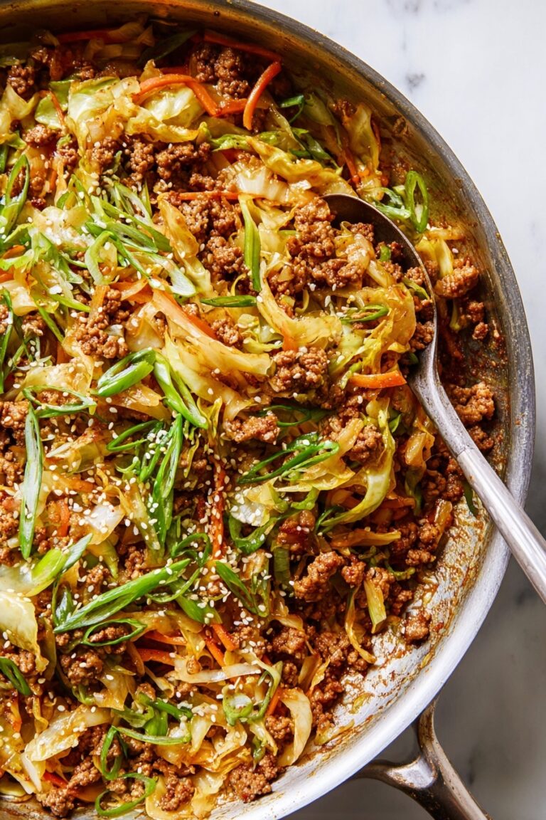 Egg Roll Bowls with Ground Pork Recipe