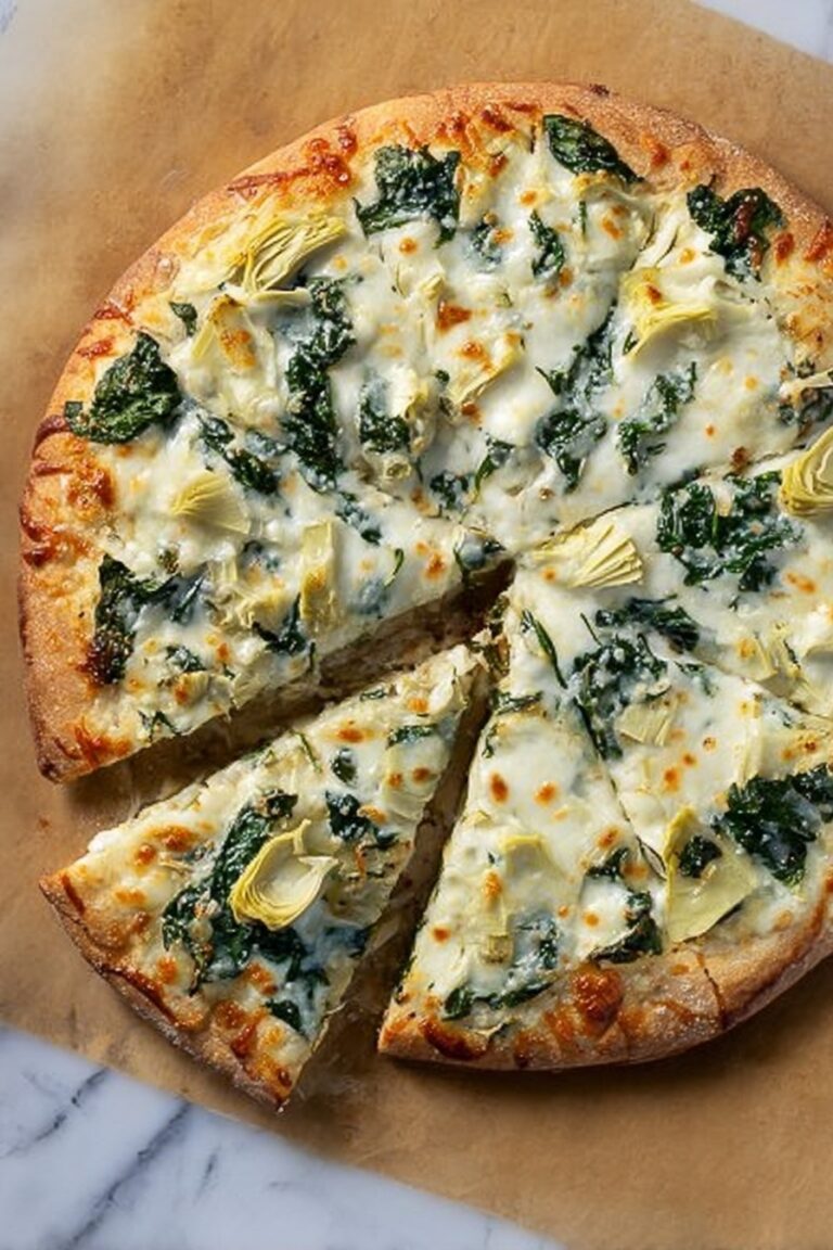 Spinach Artichoke Pizza Recipe