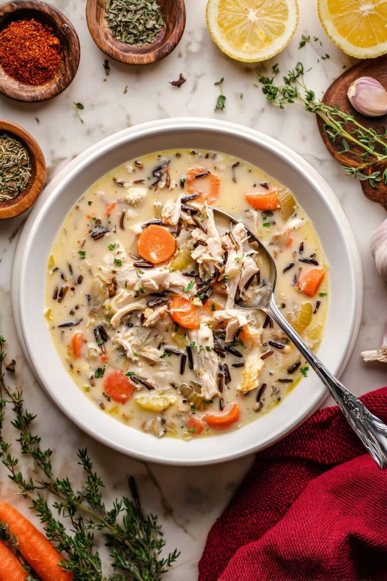 Creamy Chicken Wild Rice Soup Recipe