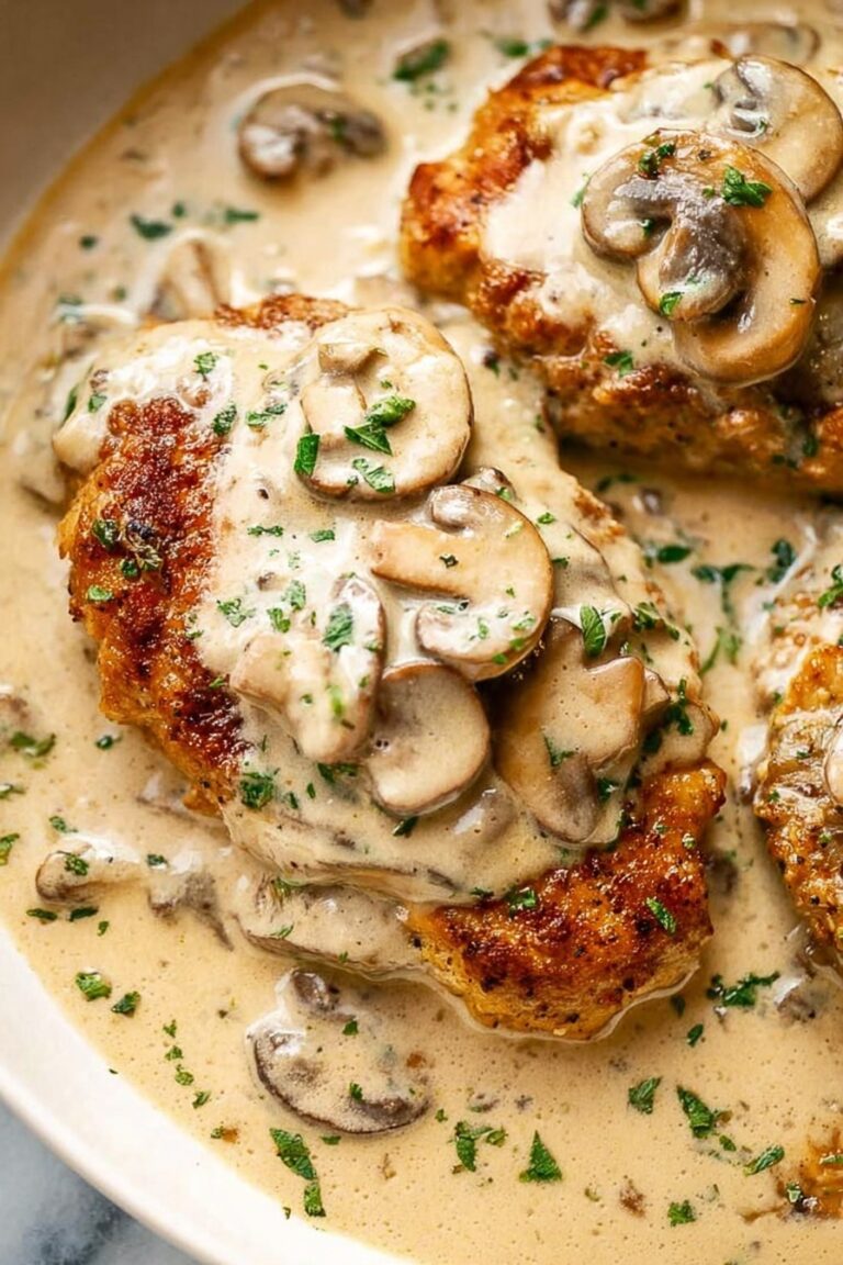 Creamy Mushroom Chicken Recipe