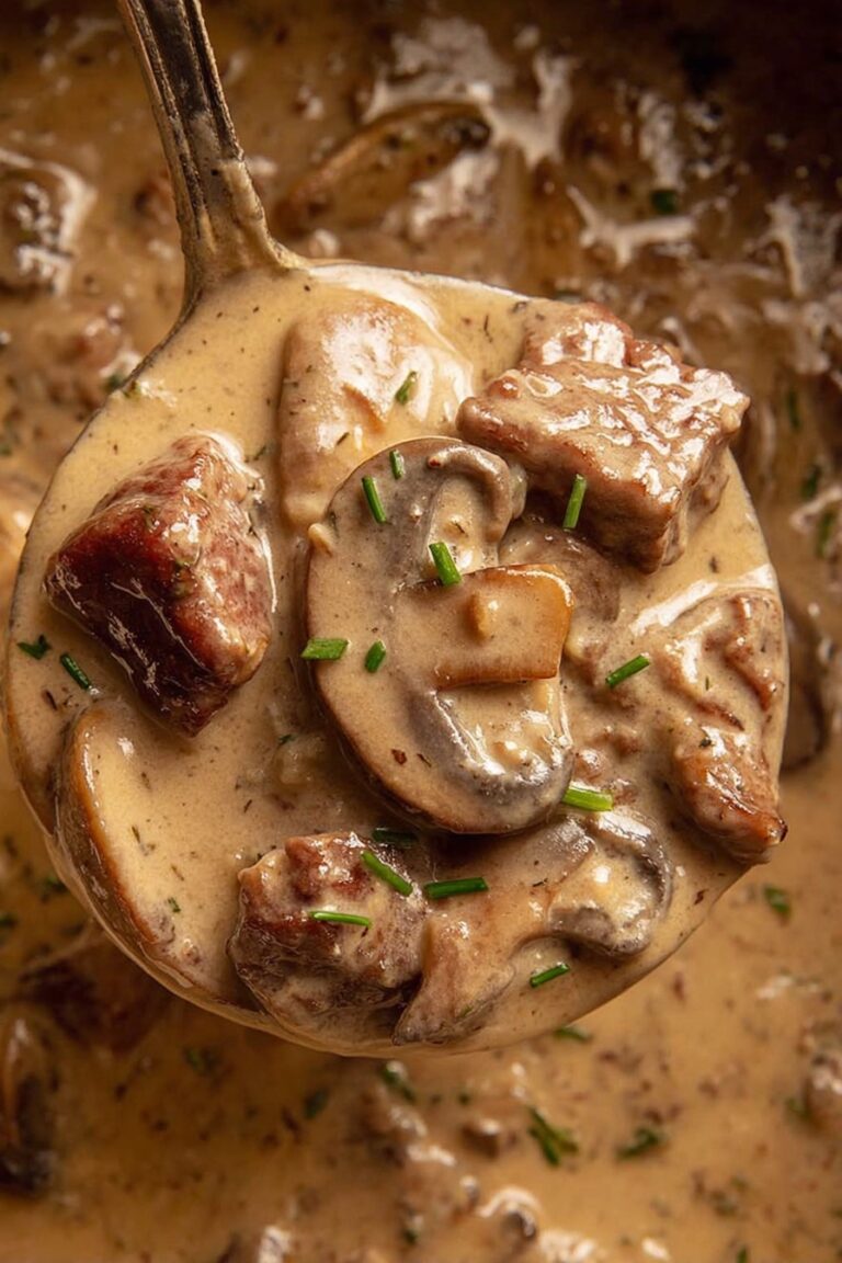 Slow Cooker Beef Stroganoff Recipe
