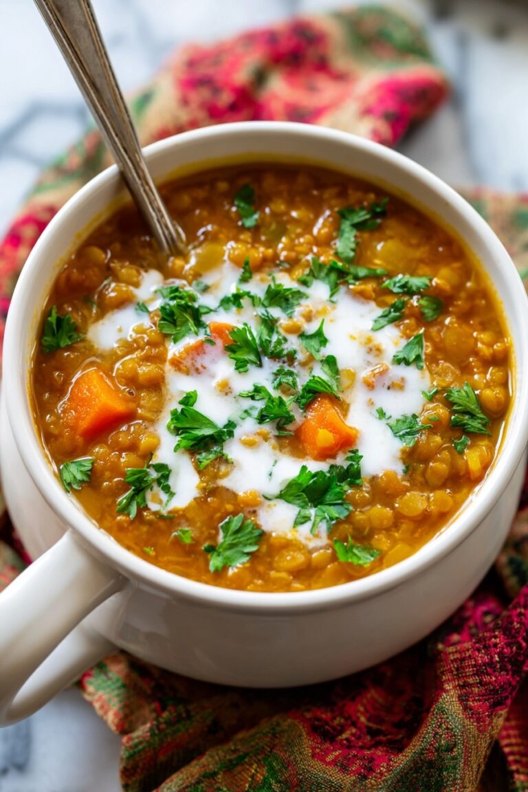 Moroccan Lentil Soup with Spices Recipe