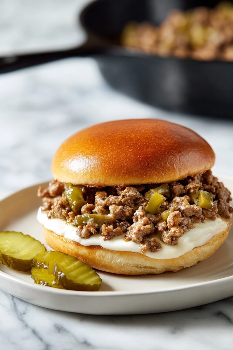 Philly Cheesesteak Sloppy Joes Recipe