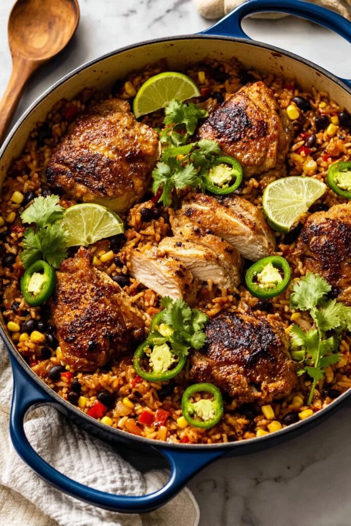 One-Pot Mexican Chicken and Rice Recipe