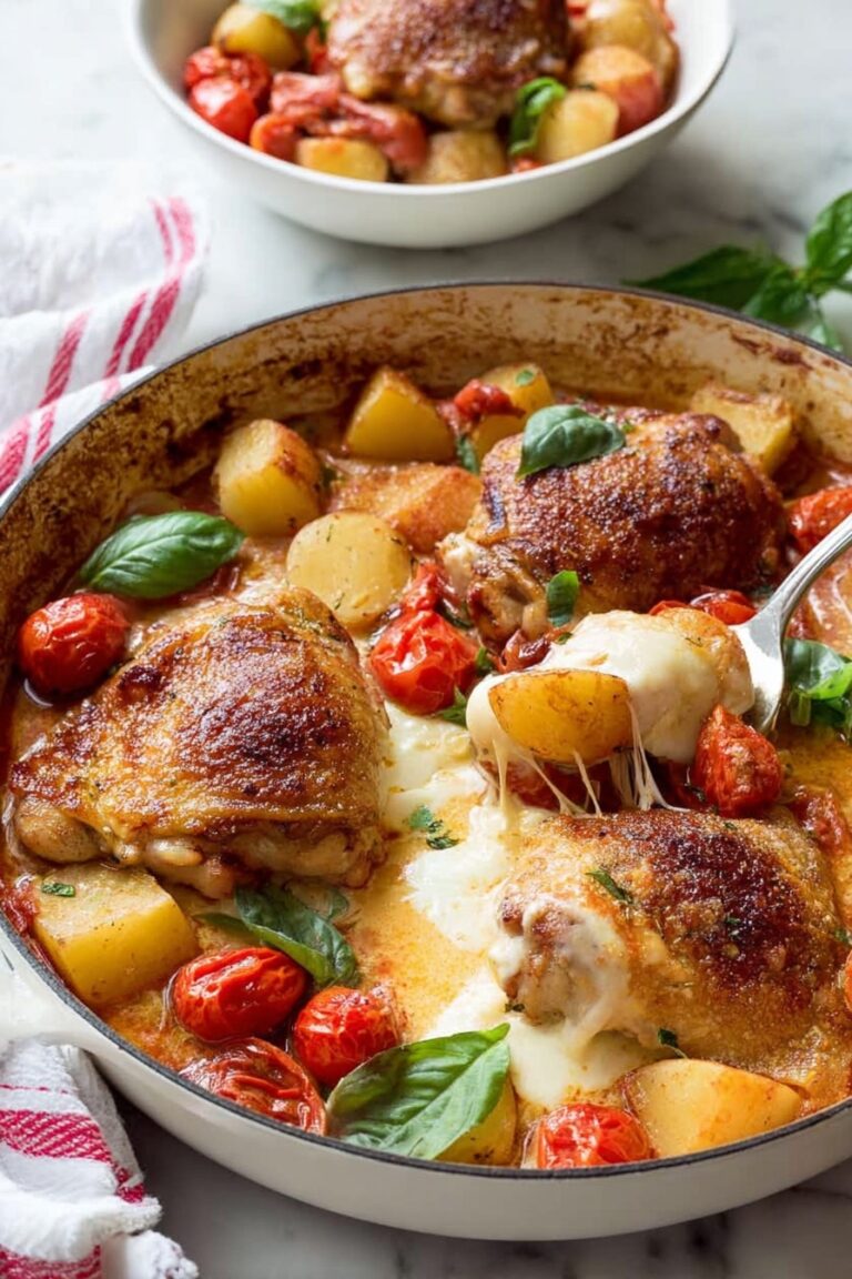 Italian Chicken and Potato Bake Recipe