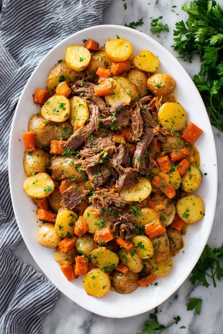 Slow Cooker Pot Roast with Vegetables Recipe