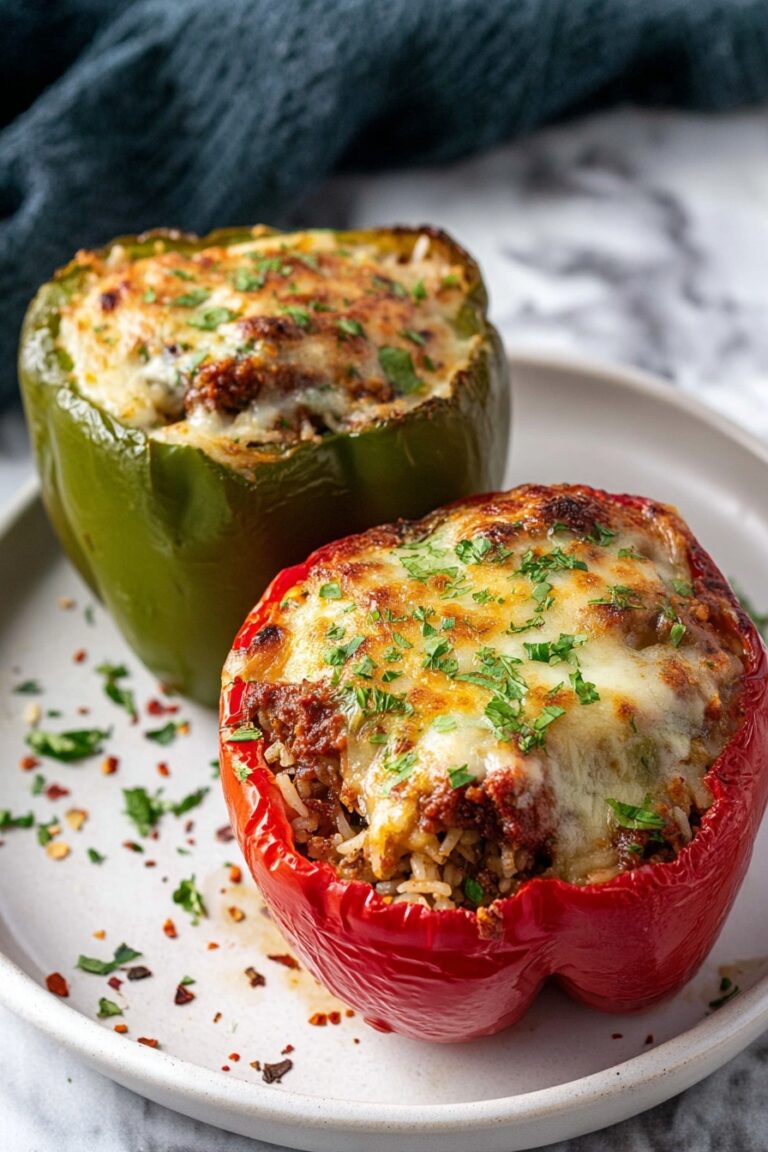Beef Stuffed Bell Peppers Recipe