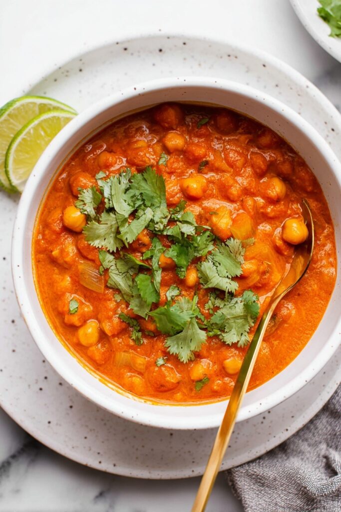 Creamy Coconut Chickpea Curry Recipe