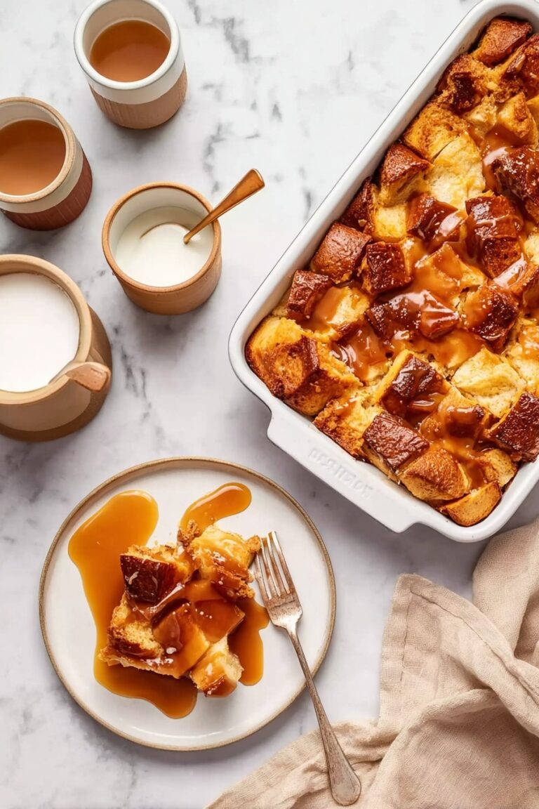 Caramel Bread Pudding Recipe