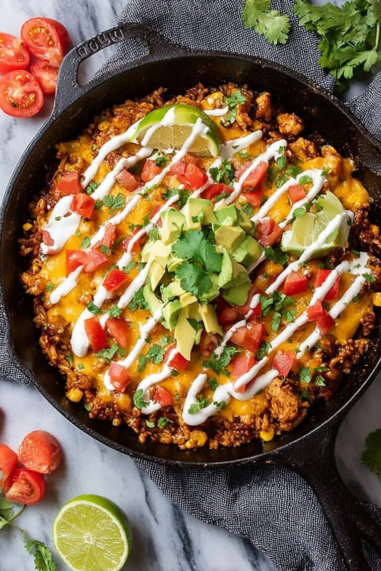 One Pot BBQ Chicken Rice Recipe