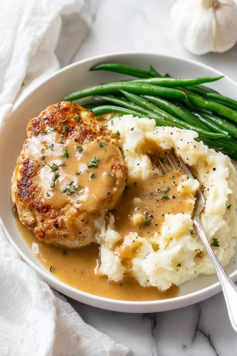 Creamy Garlic Chicken Skillet Recipe