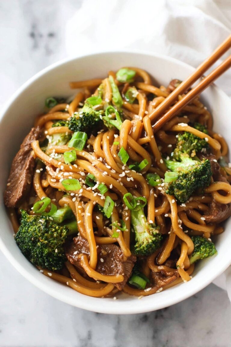 Chinese Beef and Broccoli Noodles Recipe
