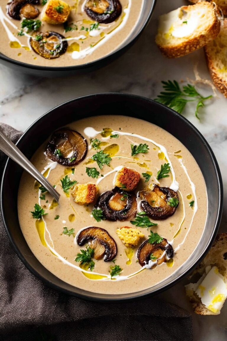 Creamy Mushroom Soup Recipe