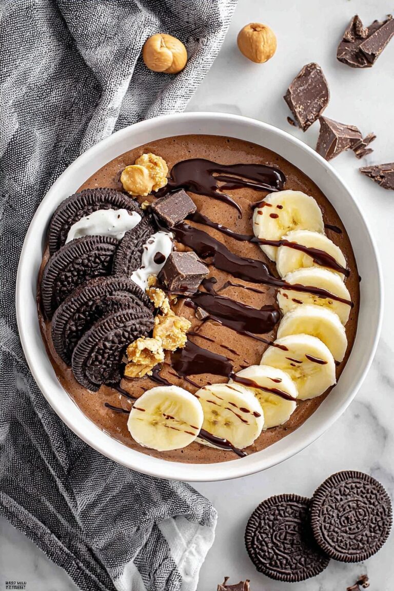 Chocolate Banana Smoothie Bowl Recipe
