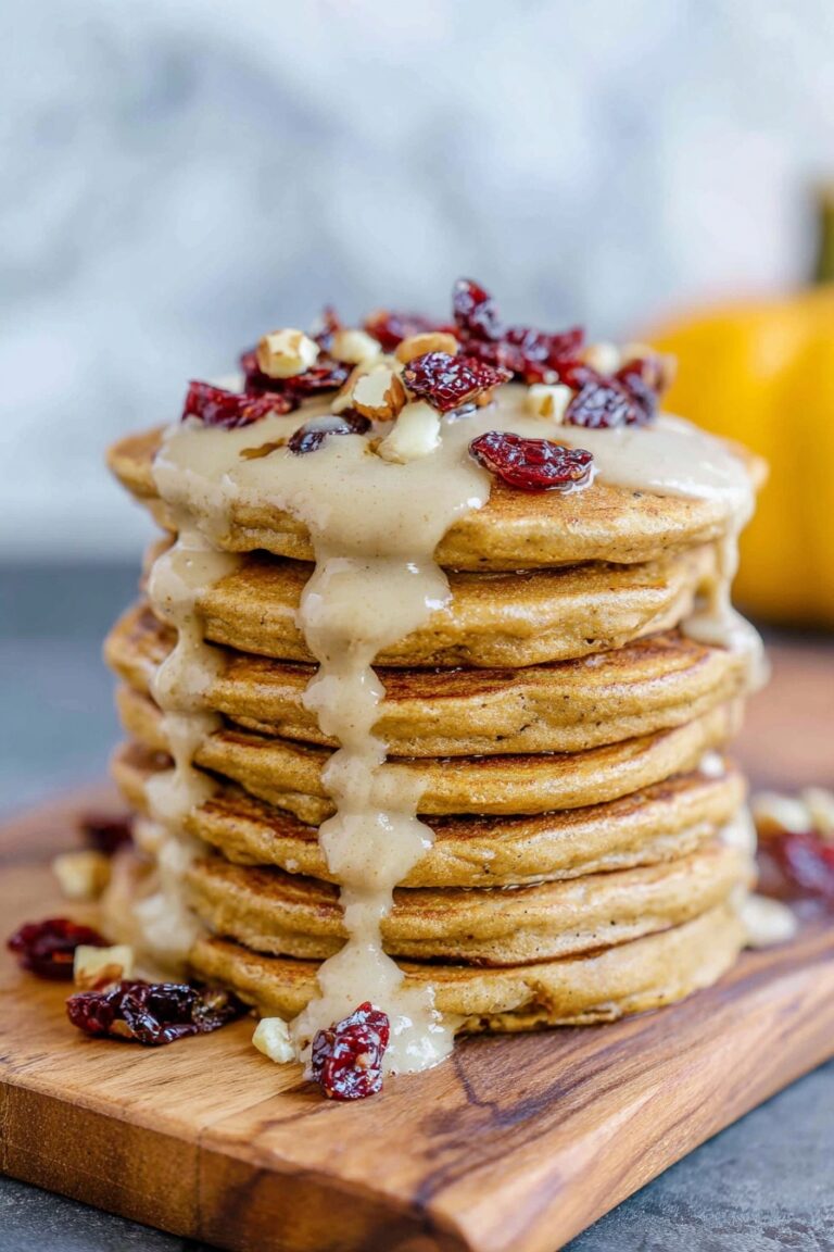 Pumpkin Oatmeal Pancakes Recipe