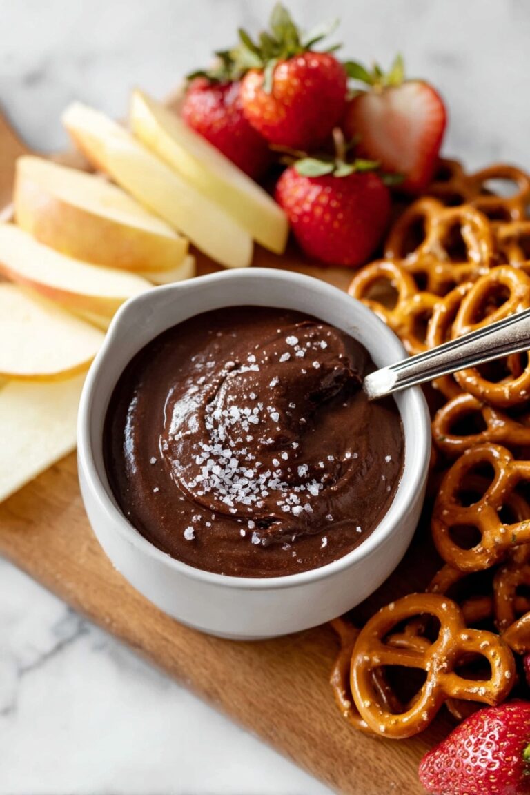 Brownie Batter Chocolate Hummus Recipe
