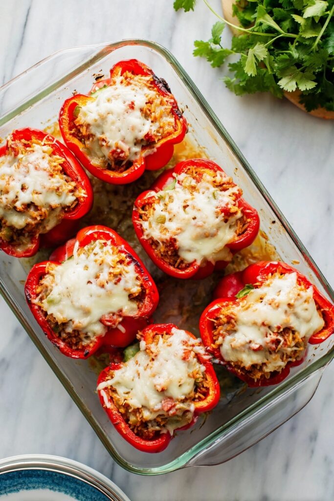 Vegetarian Stuffed Bell Peppers Recipe
