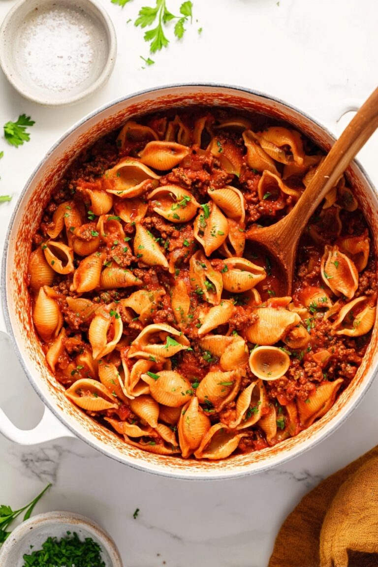 Cheesy Taco Pasta Skillet Recipe