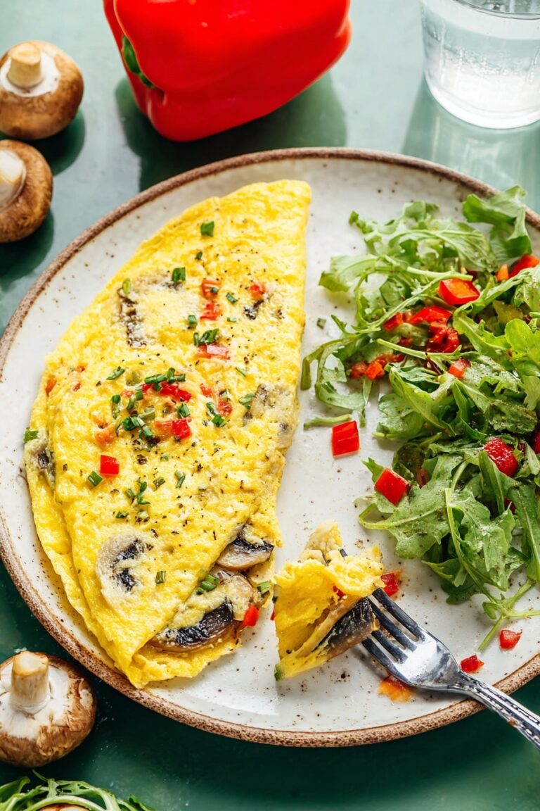 Vegetable Omelette Recipe