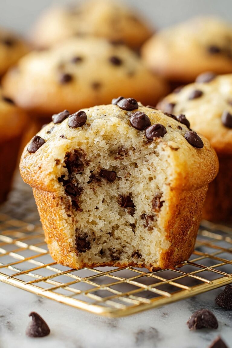Bakery-Style Chocolate Chip Muffins Recipe