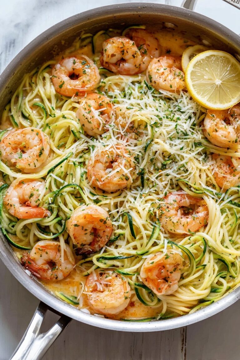 Shrimp Scampi with Zucchini Noodles Recipe