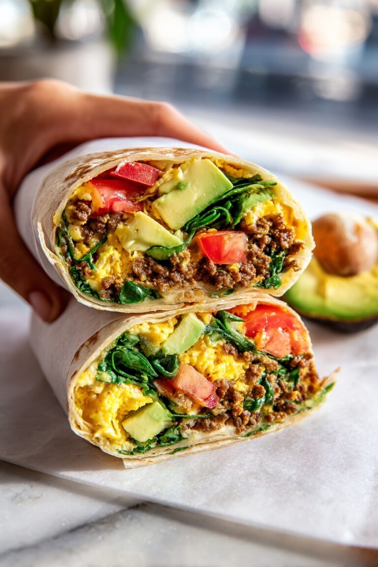 Vegan Tofu Scramble Breakfast Burritos Recipe