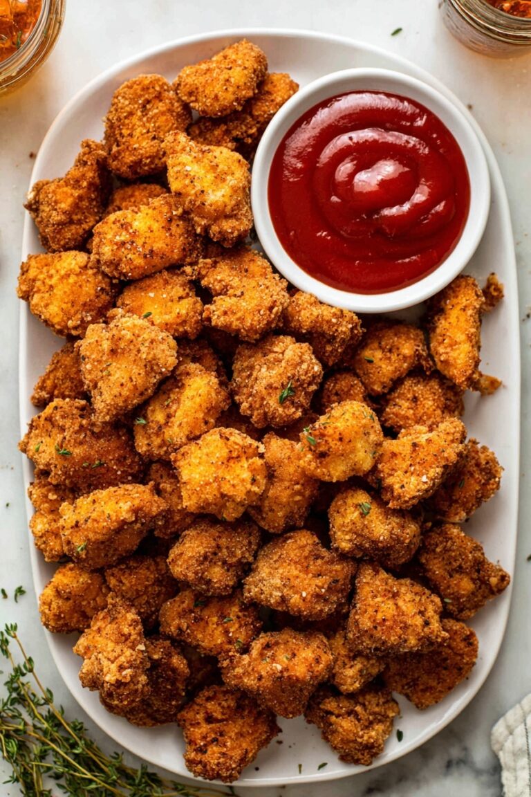 Baked Crispy Chicken Nuggets Recipe