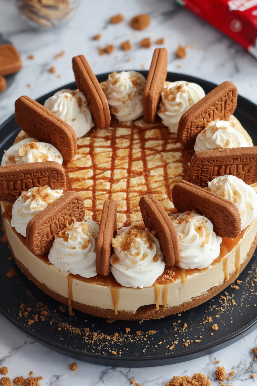 No-Bake Biscoff Cheesecake Recipe