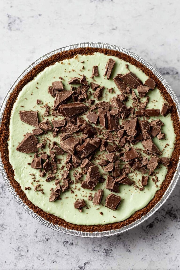 Mint Chocolate Grasshopper Pie Recipe