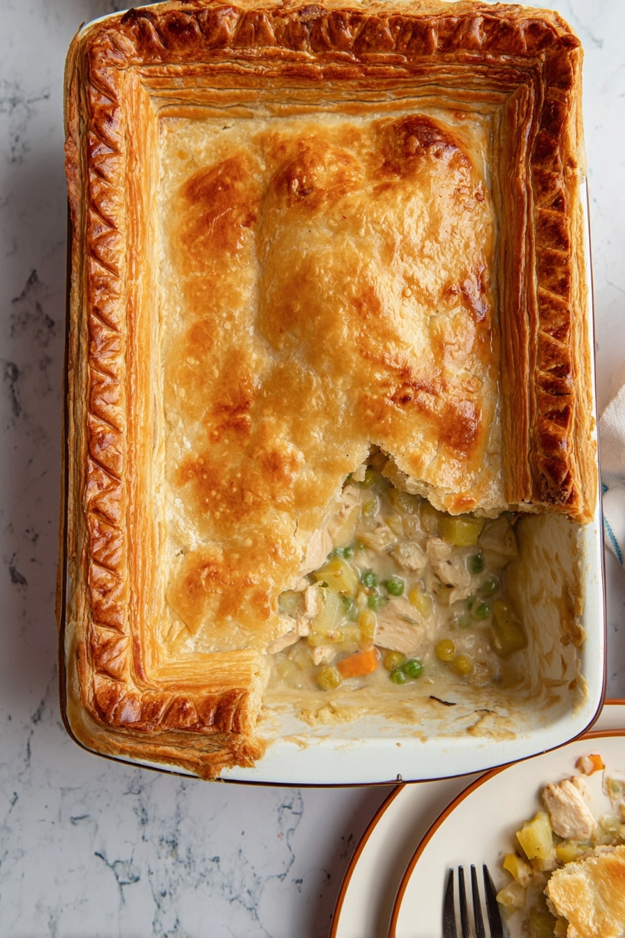Creamy Chicken and Leek Pie Recipe
