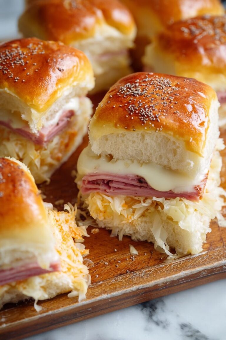 Baked Reuben Sliders Recipe