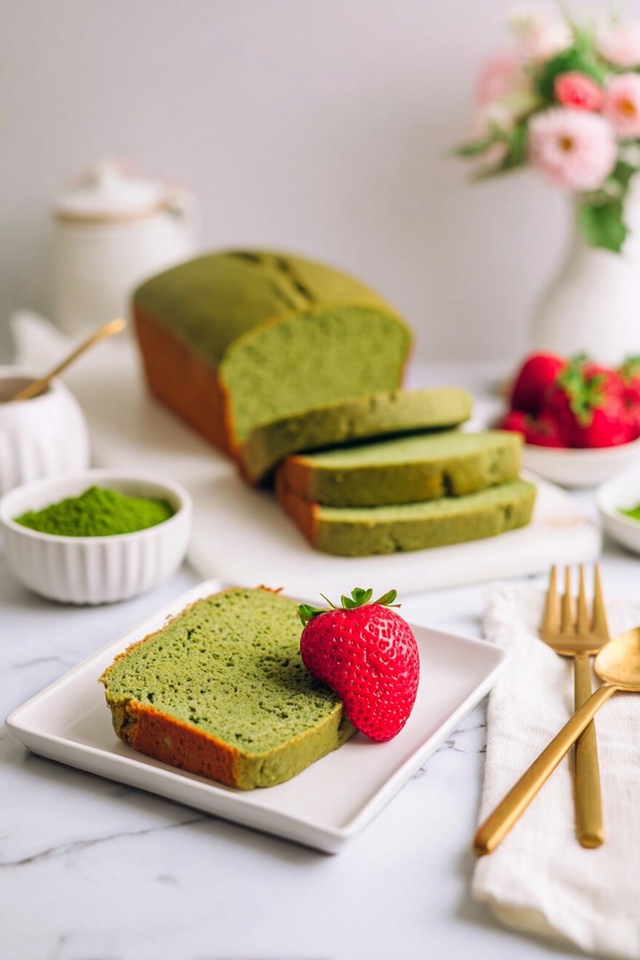 Matcha Pound Cake Recipe
