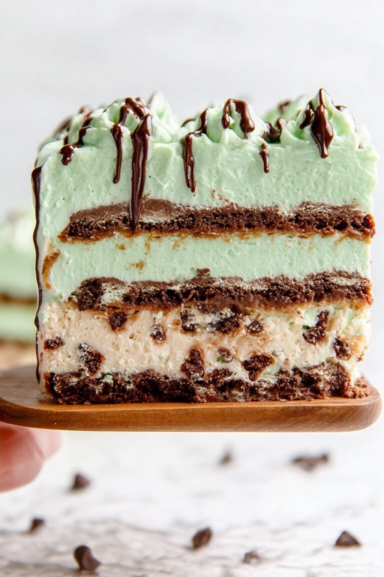 Mint Chocolate Ice Cream Sandwich Cake Recipe