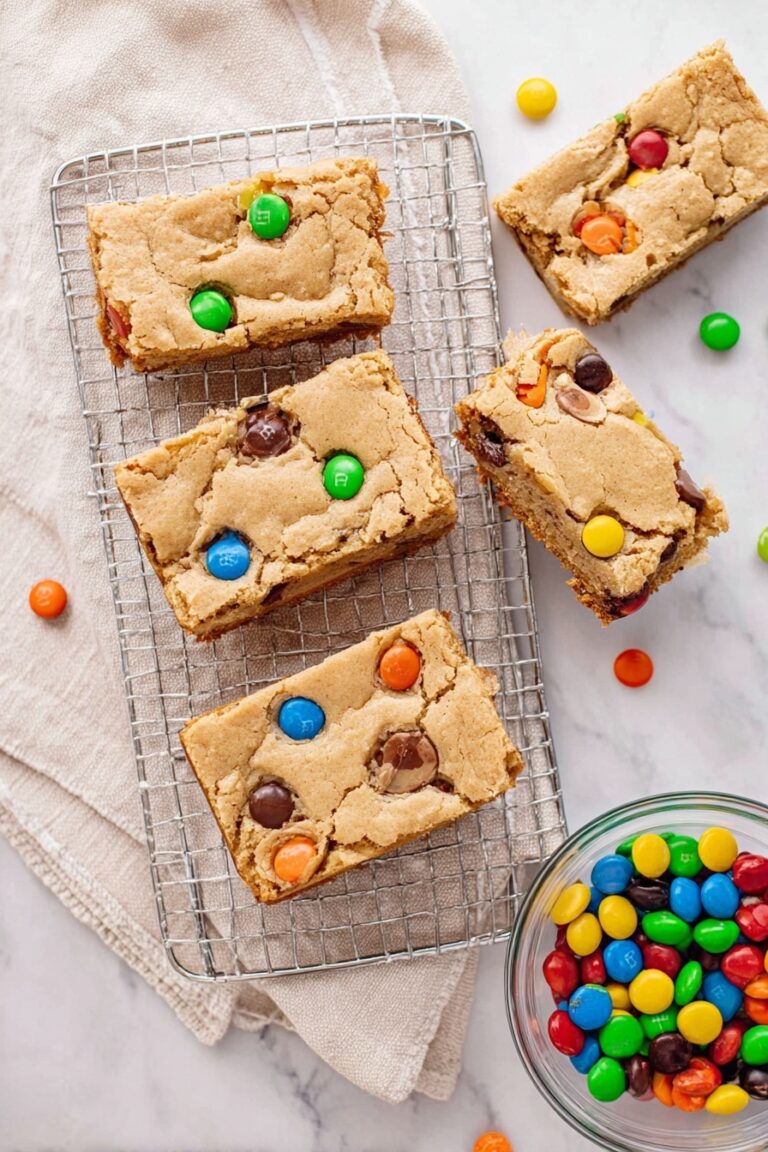 M&M Cookie Bars Recipe
