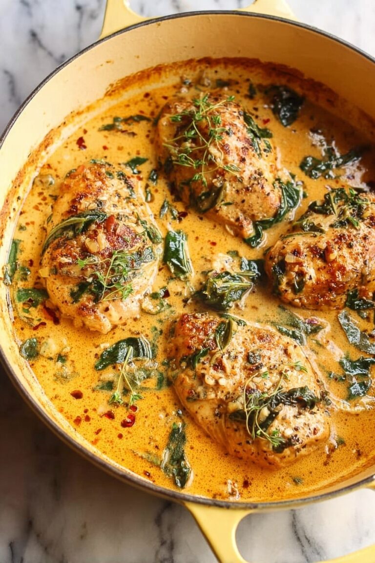 Creamy Baked Chicken with Sun-Dried Tomatoes Recipe