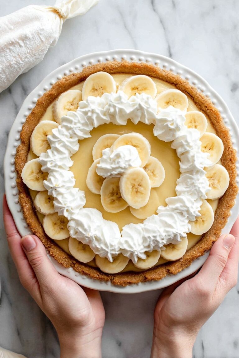 Homemade Banana Cream Pie Recipe