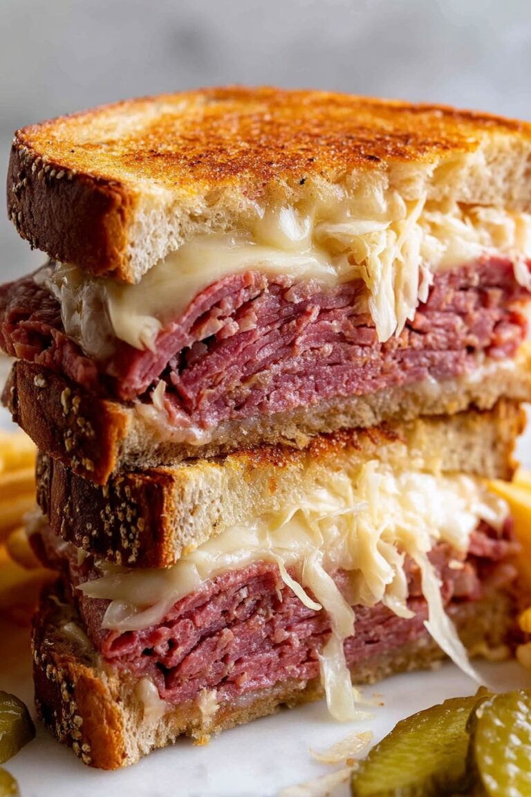 Deluxe Reuben Sandwich with Homemade Pastrami Recipe