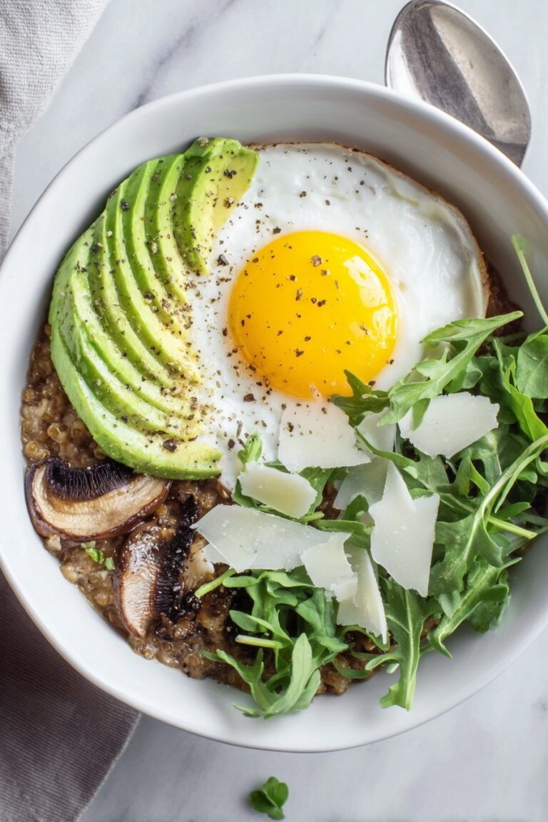 Savory Avocado Steel Cut Oatmeal Recipe