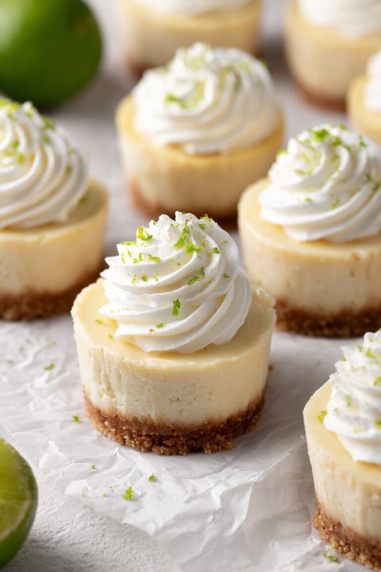 Mini Key Lime Pies Bite-sized Dessert Recipe
