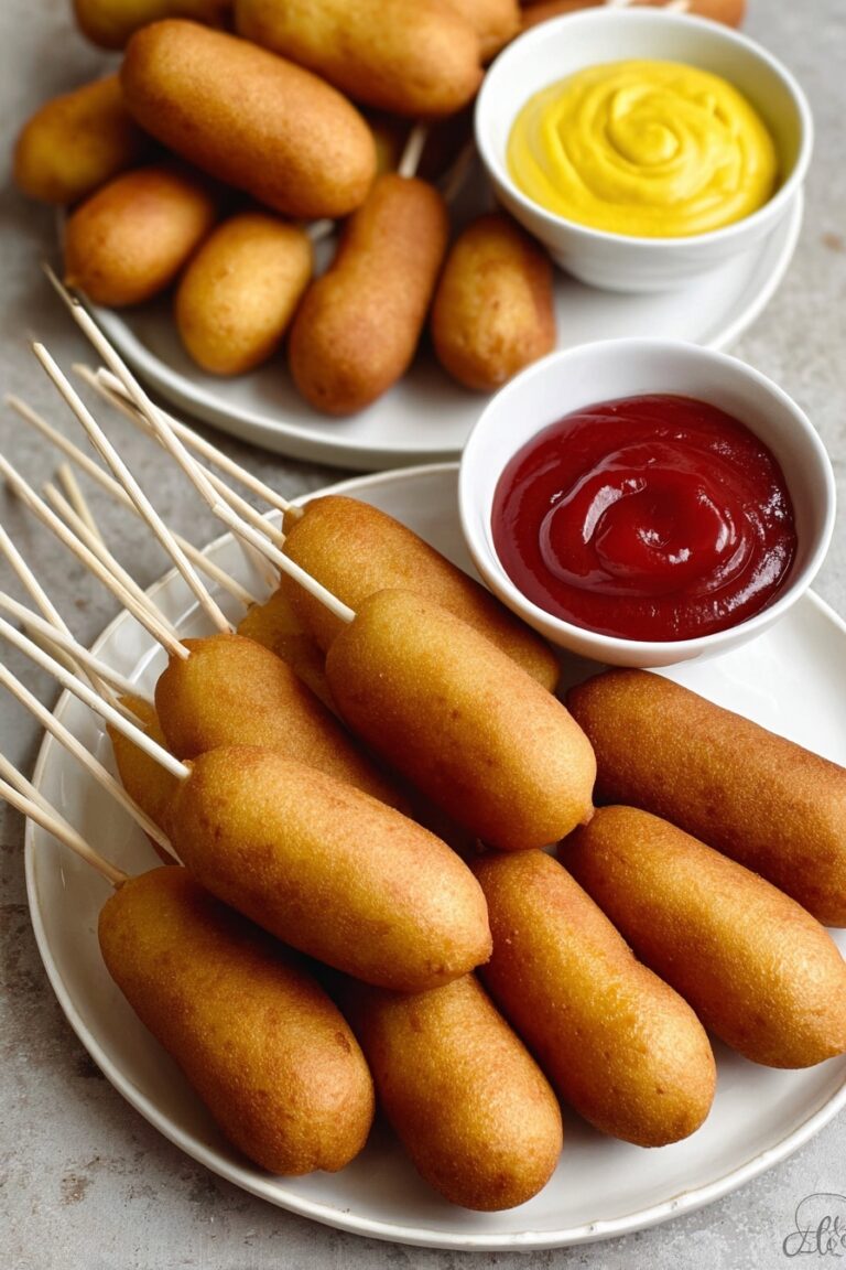 Homemade Mini Corn Dogs Recipe