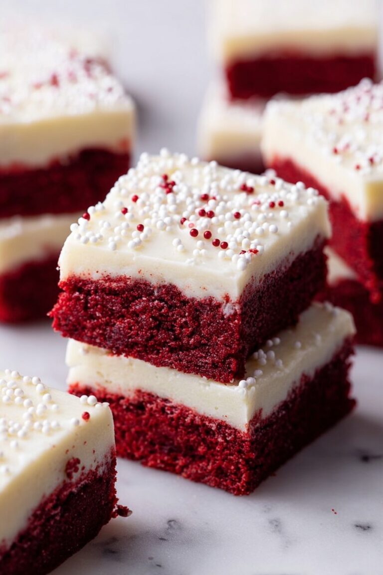 Red Velvet Cookie Bars with Cream Cheese Frosting Recipe