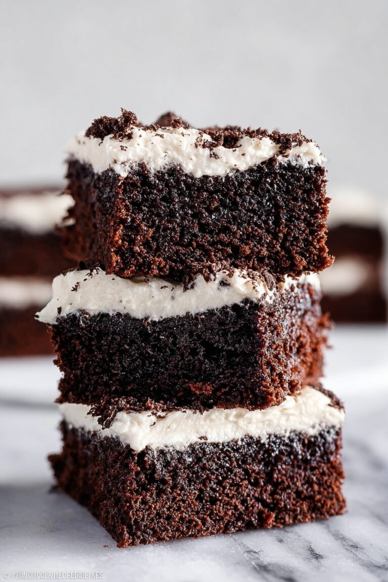 Guinness Chocolate Brownies with Baileys Frosting Recipe