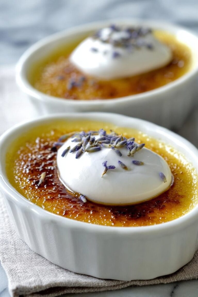 Lavender Honey Creme Brûlée Recipe