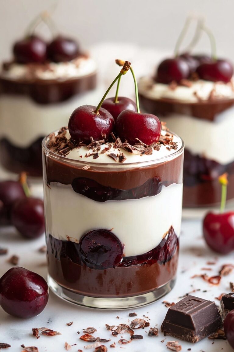 Vegan Black Forest Cherry Dessert Cups Recipe