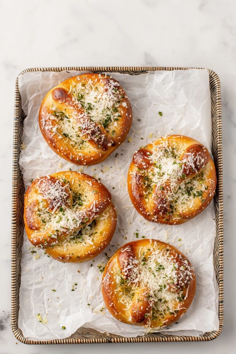 Garlic Parmesan Pretzels Recipe